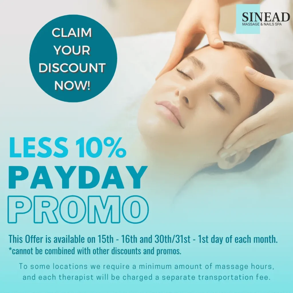 Sinead Home Massage Service Payday Promo